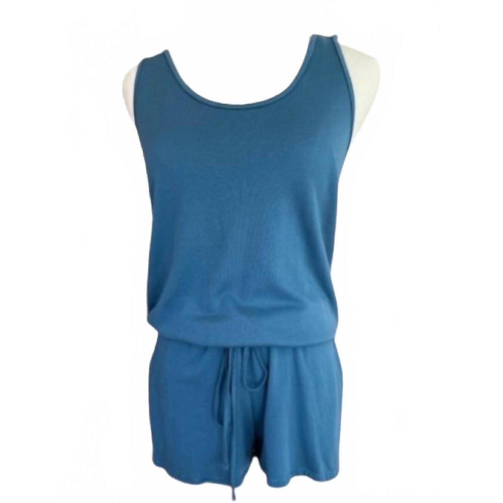 NEW LAMADE women's free spirit romper in blue